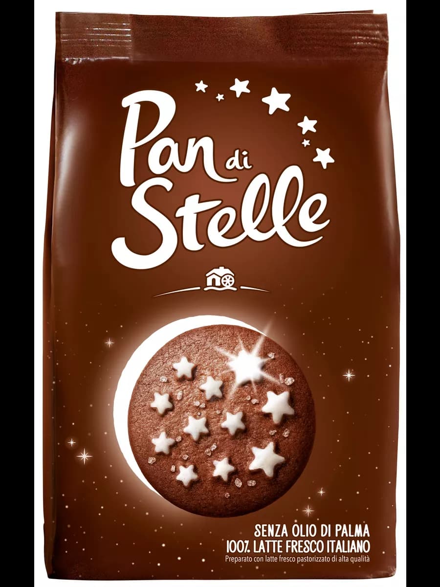 Печенье Pan Di Stelle шоколадное, 350 г