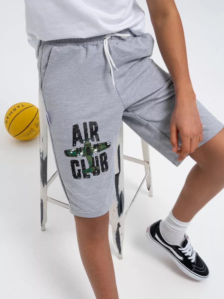 Шорты подростковые хлопковые спортивные