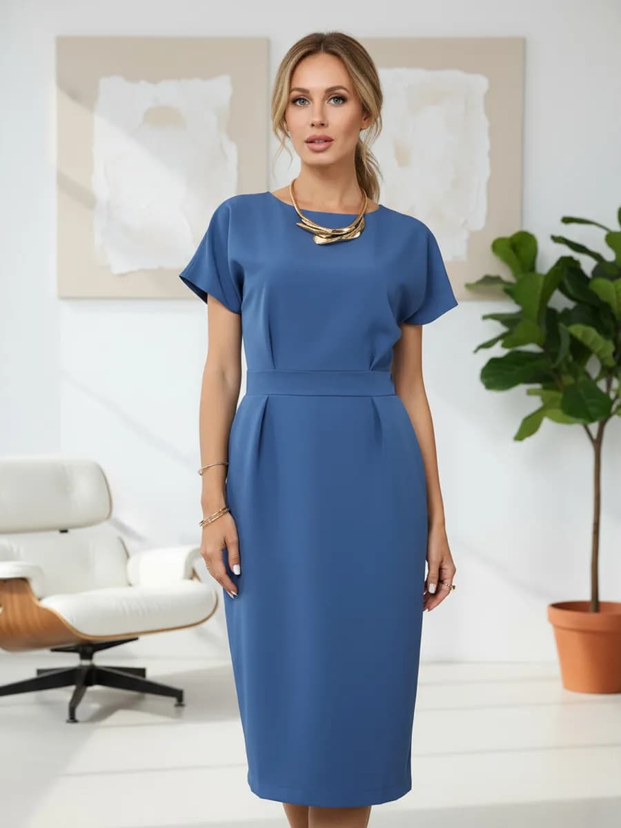Платье футляр офисное