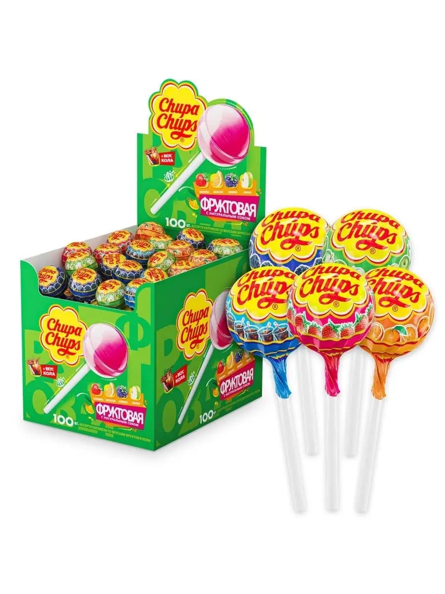 Карамель Фруктовая, 100 шт по 12 г