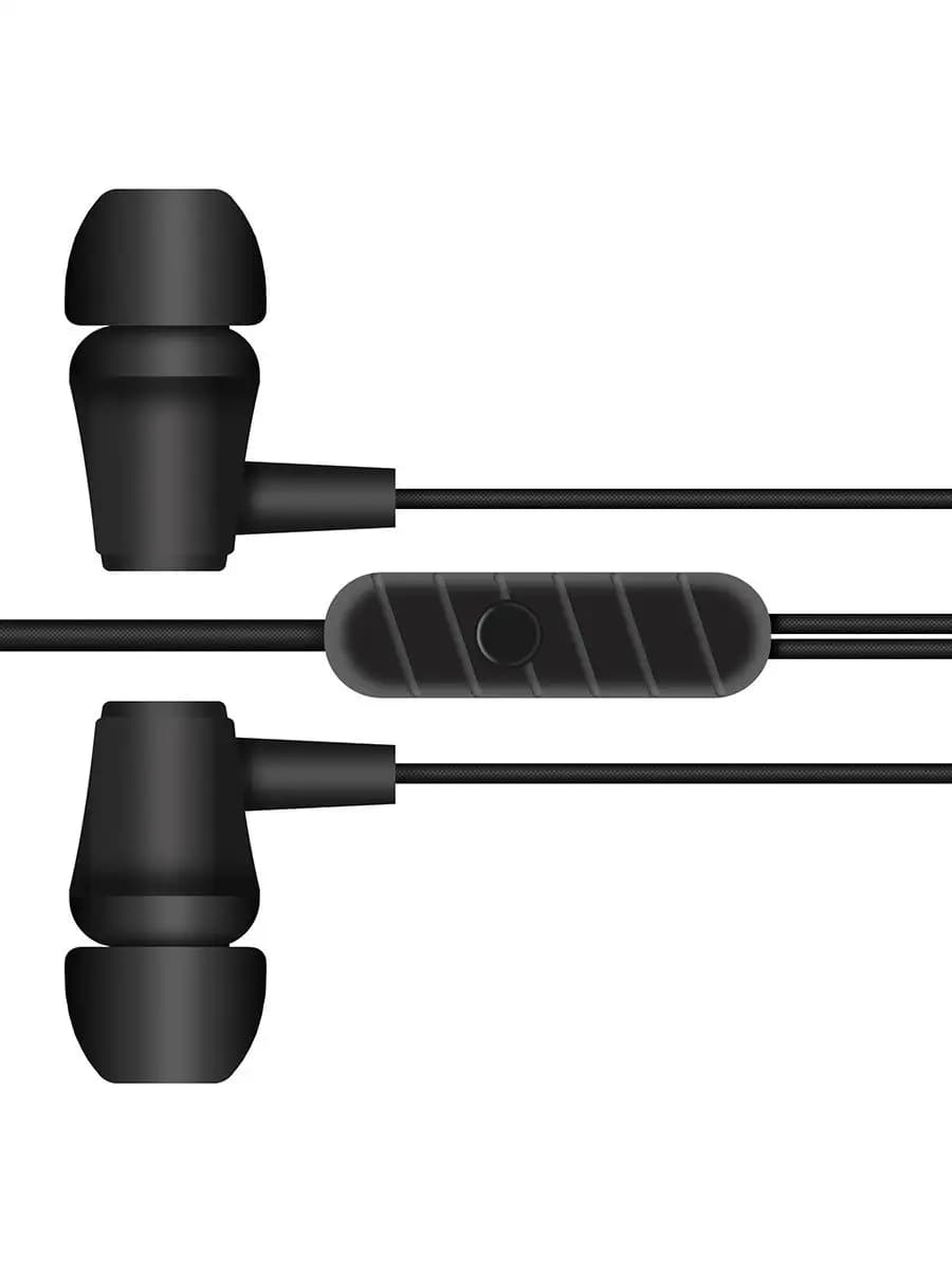 Наушники с микрофоном вакуумные для андройд для айфон игровы… - фото 1