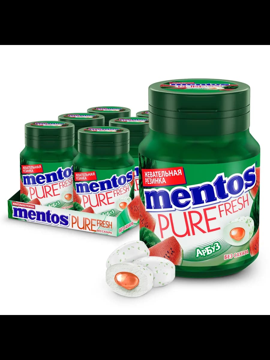 Жевательная резинка Pure Fresh Арбуз, 6 шт по 54 г - фото 1