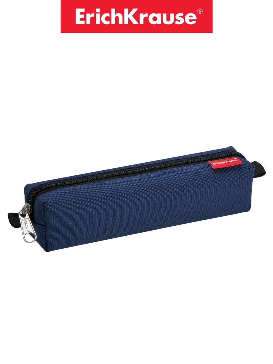 Пенал школьный, квадро mini 210x50x50мм Blue