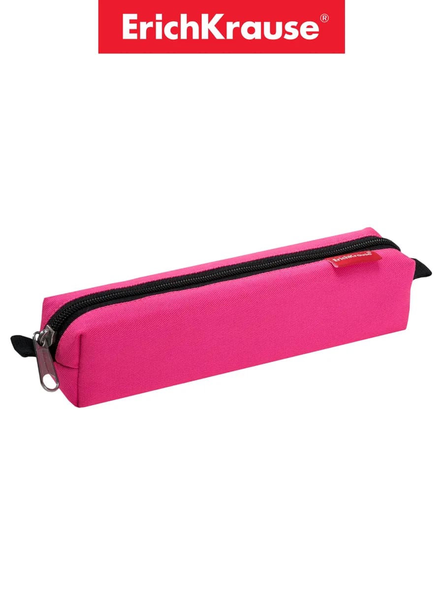 Пенал школьный, квадро mini 210x50x50мм Pink - фото 1