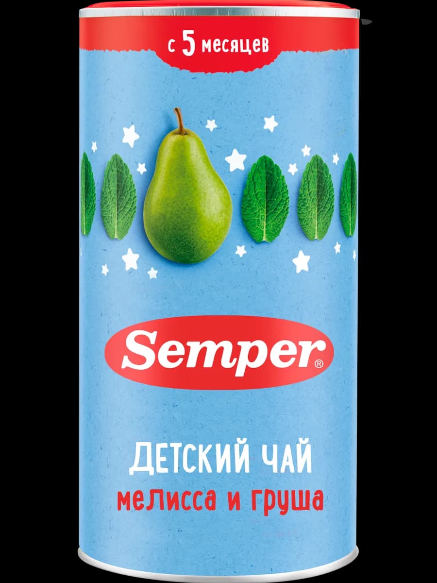 Чай детский фруктовый Добрый вечер Мята лимонная и груша