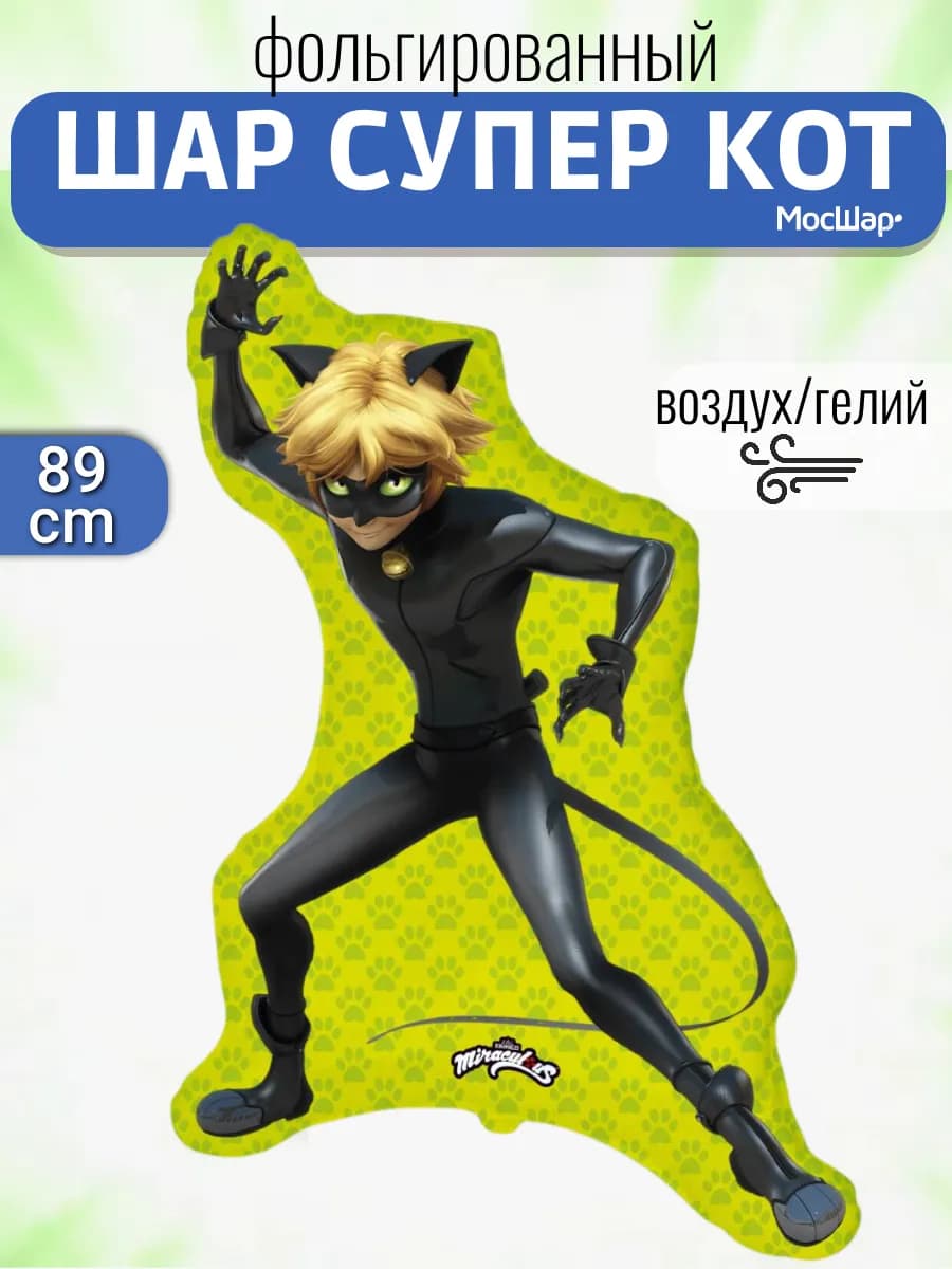 Воздушный шар Супер-кот