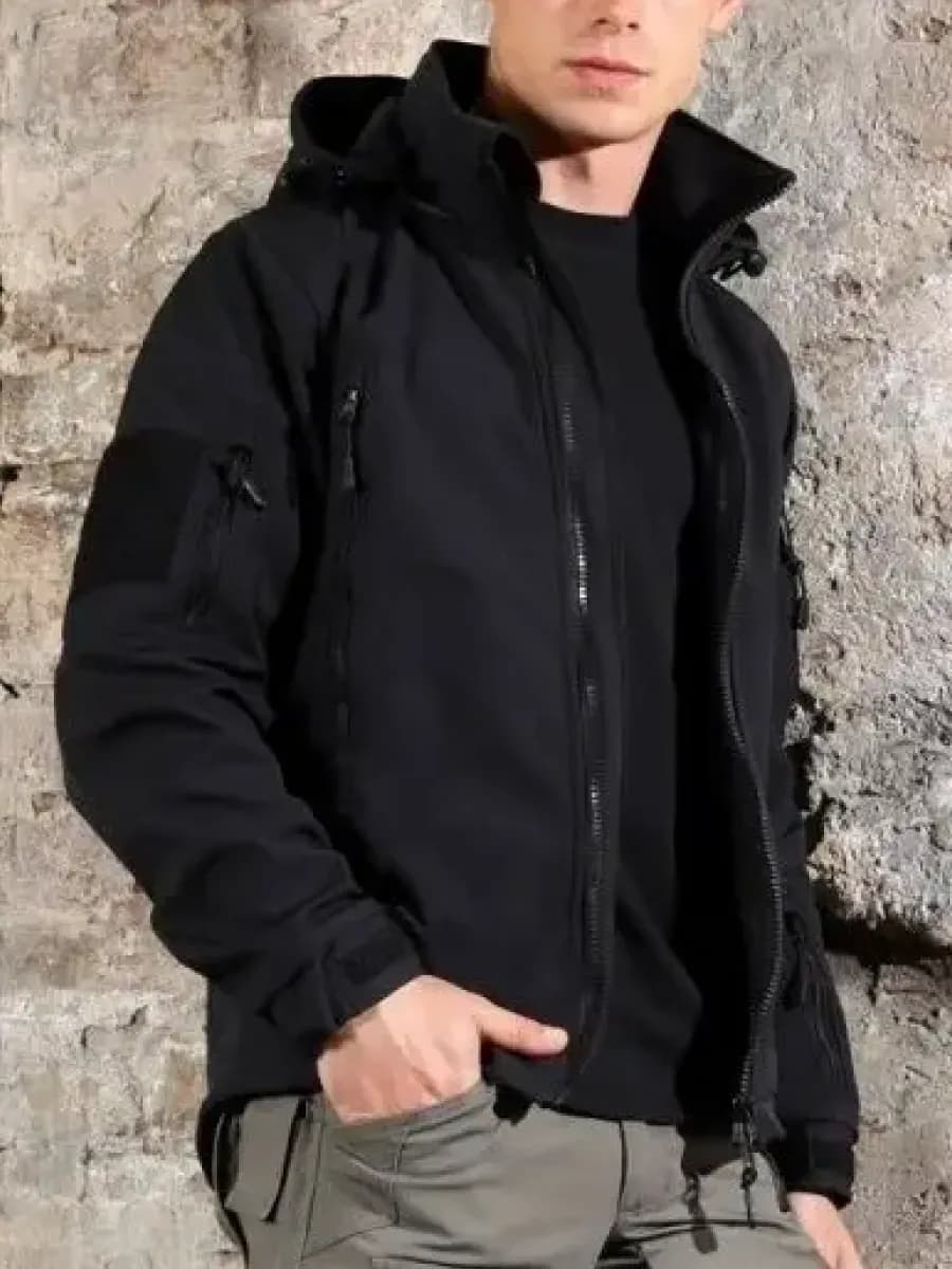 Куртка тактическая демисезонная с капюшоном