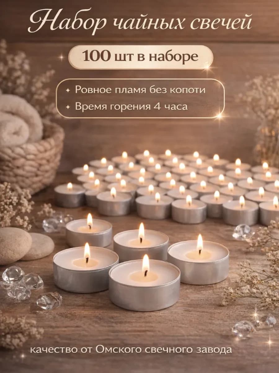 Набор чайных свечей