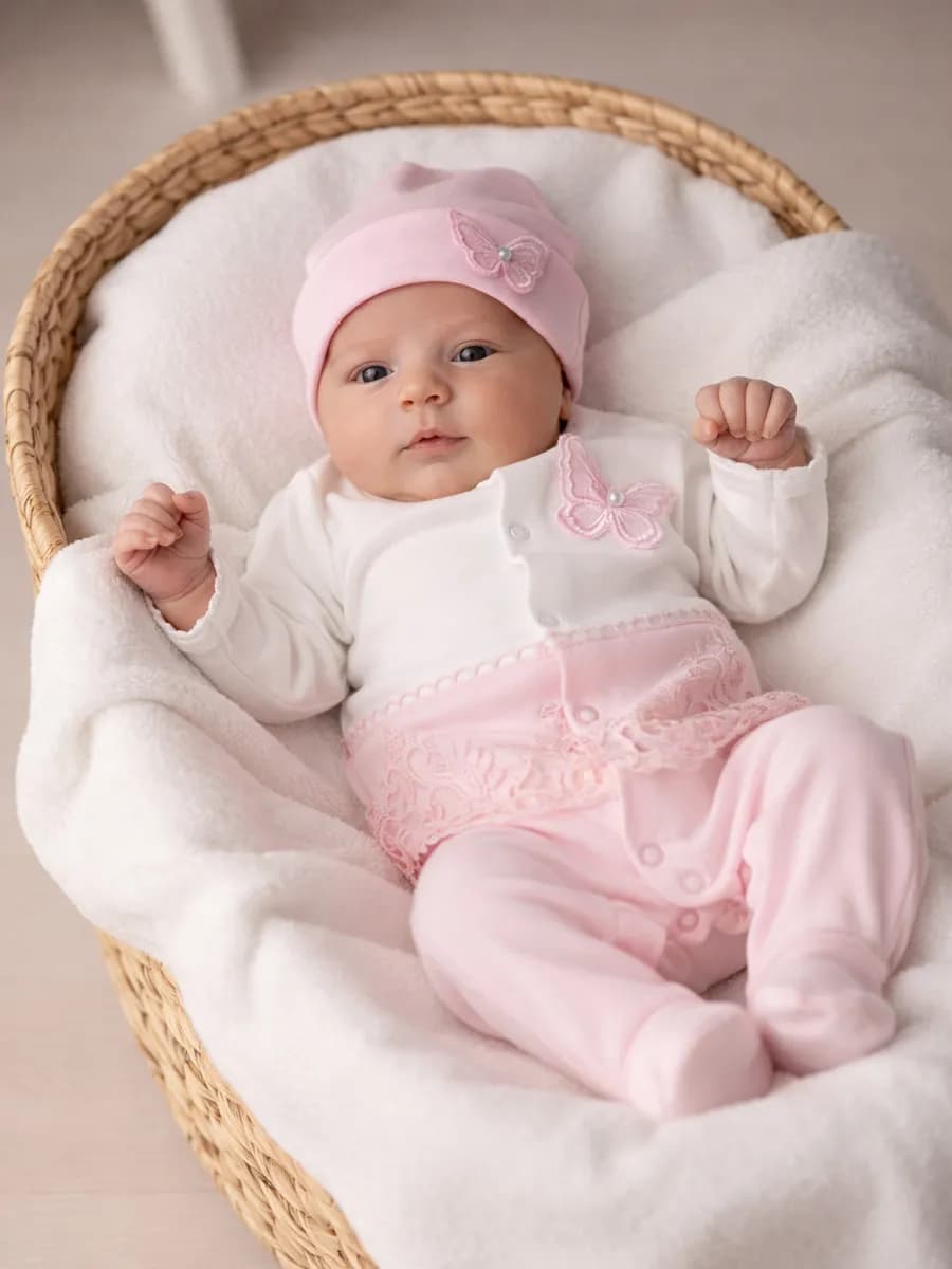 Комплект на выписку для новорожденного - фото 1