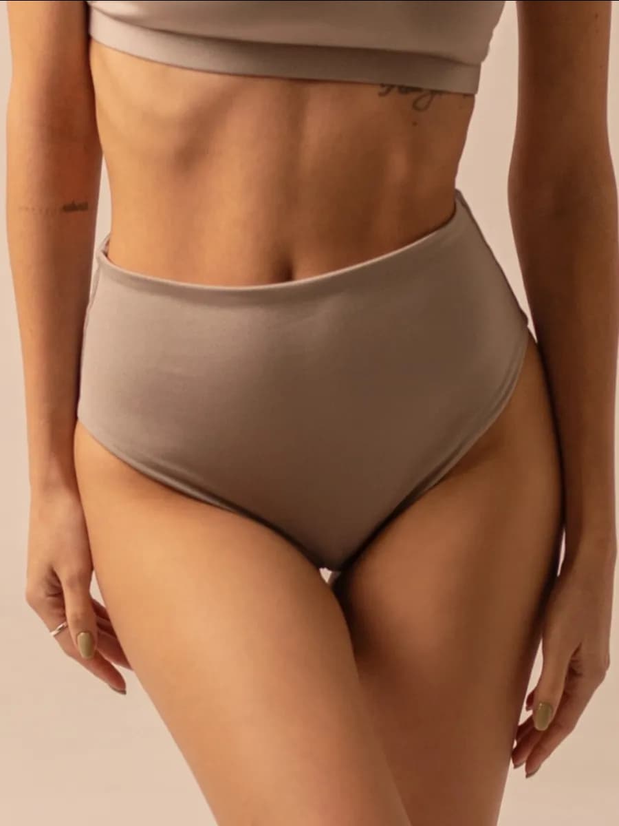 Плавки женские купальные высокие трусы низ купальника - фото 1