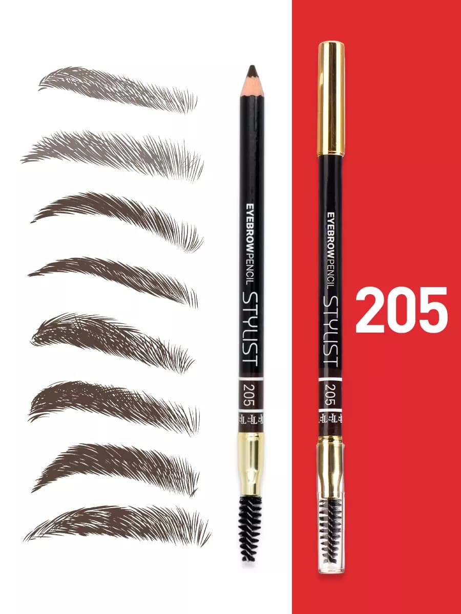 Карандаш для бровей со щеточкой EYEBROW PENCIL STYLIST