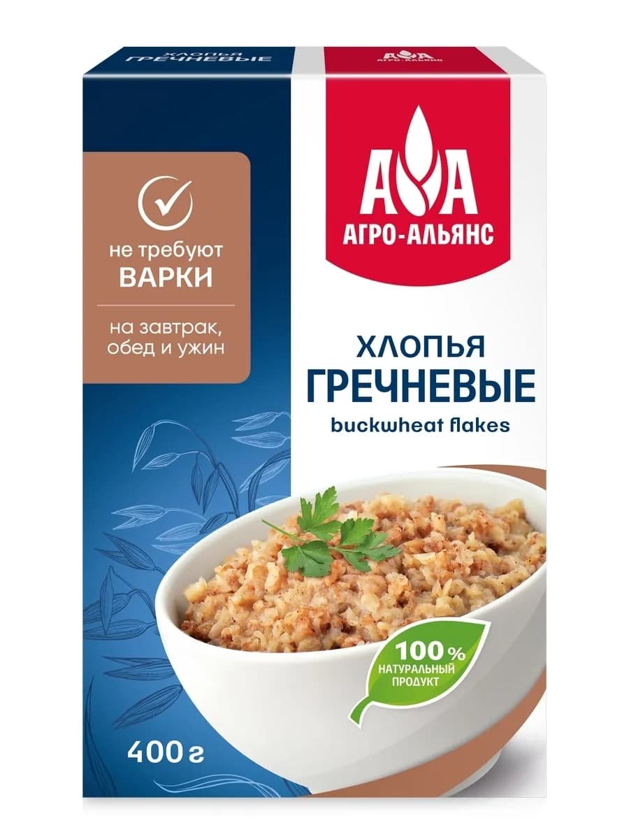 Хлопья гречневые 400 г