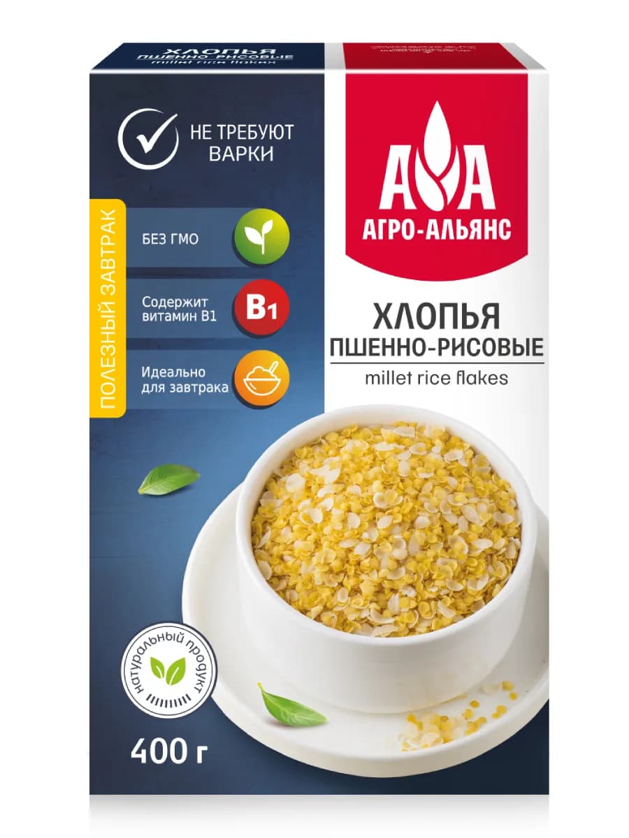 Хлопья пшенно-рисовые 400 г