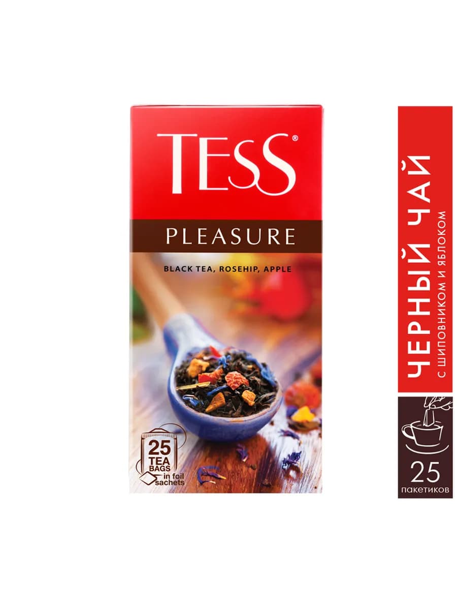 Чай черный Pleasure, в пакетиках, 25 шт - фото 1