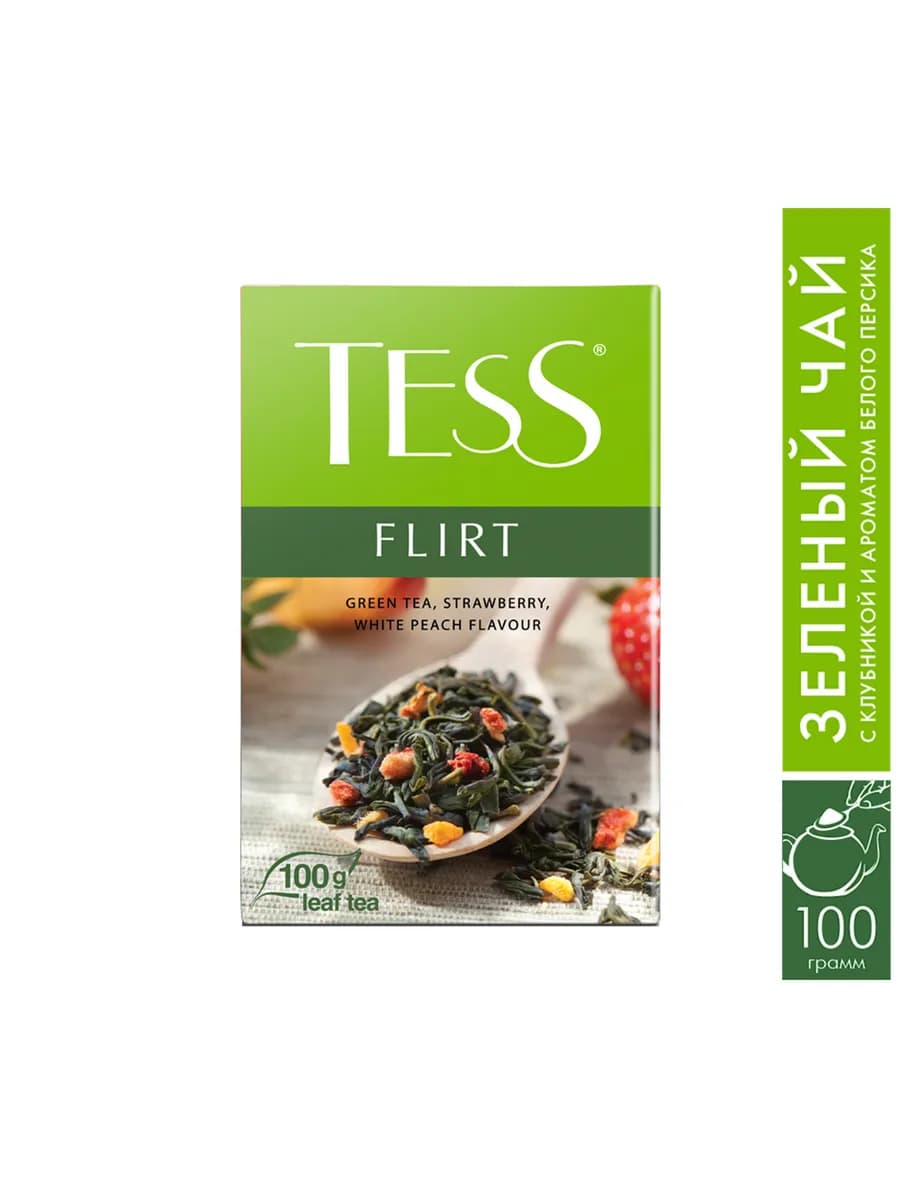 Чай зеленый Flirt, листовой, 100 г