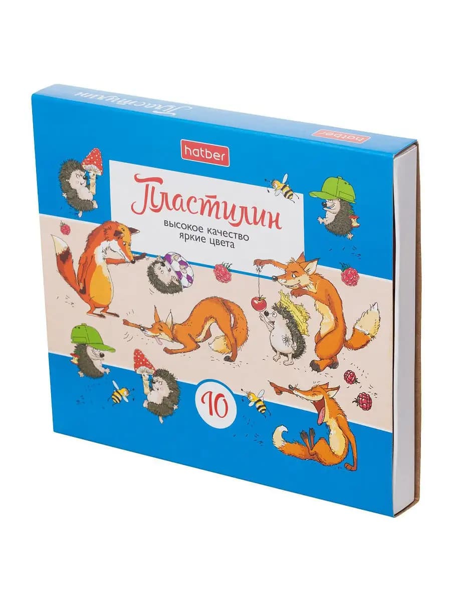 Пластилин 10 цветов