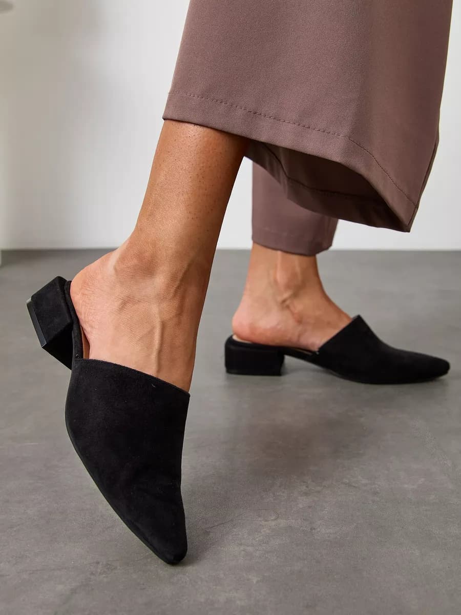 Мюли на каблуке