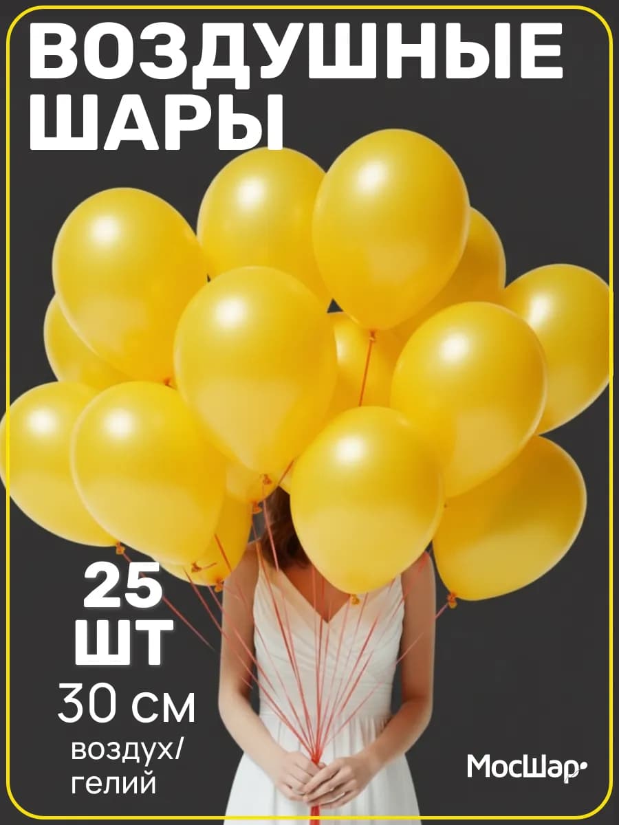 Воздушные шары на день рождения 25шт