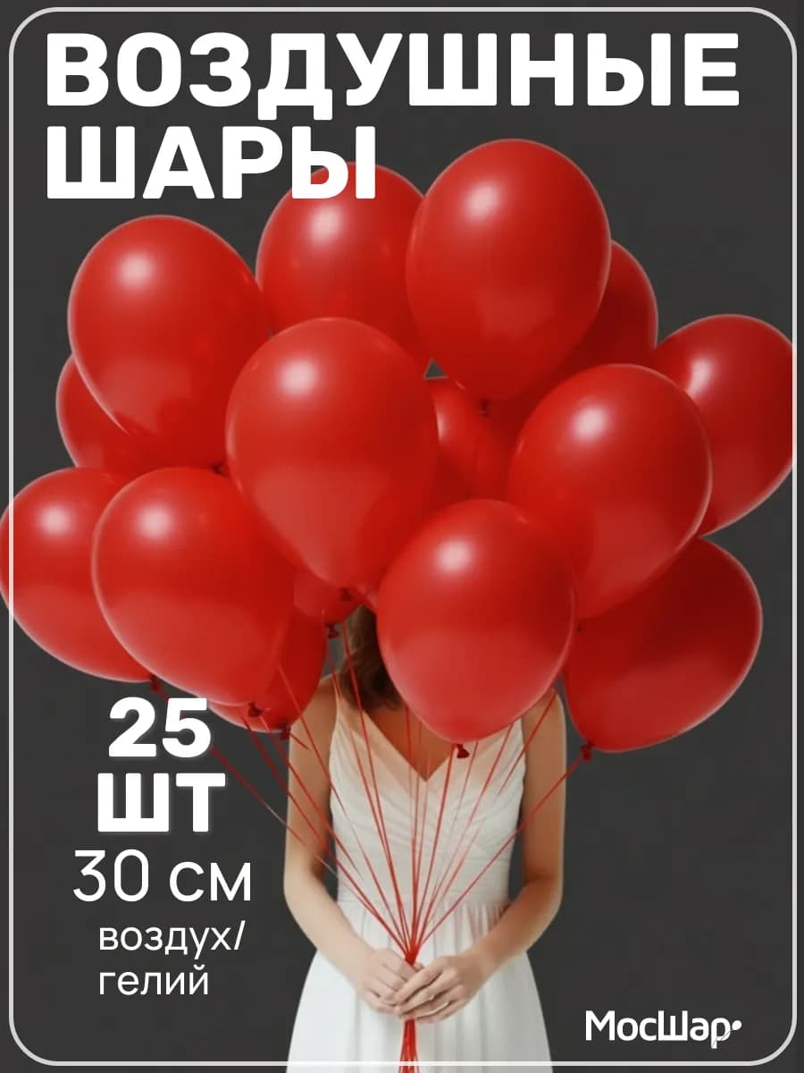 Воздушные шары на день рождения 25шт