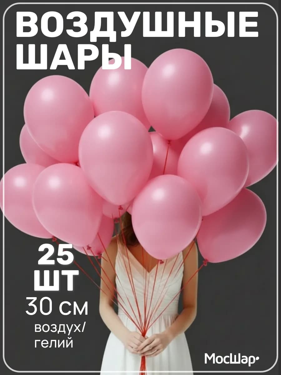 Воздушные шары на день рождения 25шт