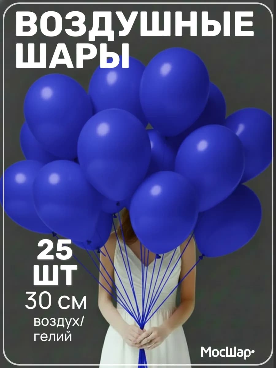 Воздушные шары на день рождения 25шт