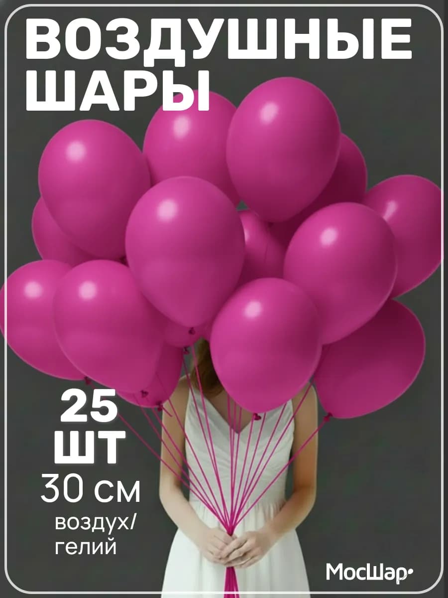 Воздушные шары на день рождения 25шт