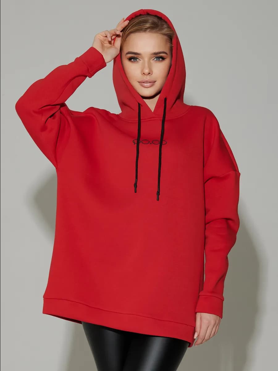 Худи оверсайз теплый