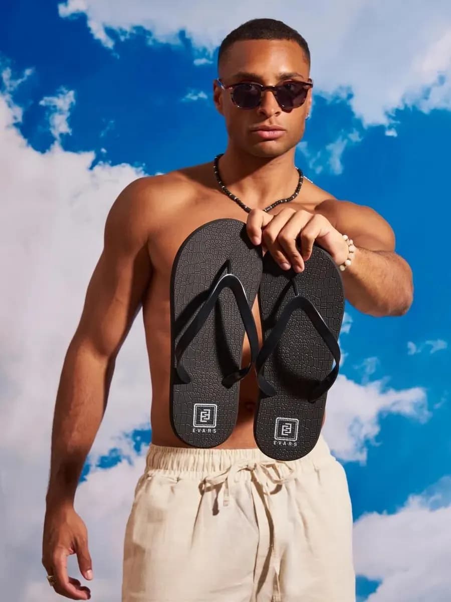 Сланцы через палец вьетнамки Skin LOGO