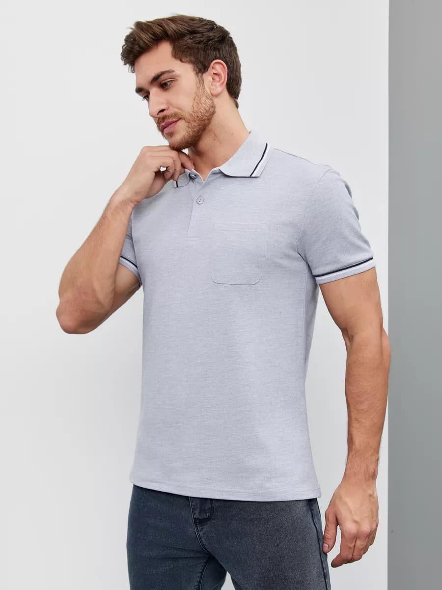 Футболка поло с коротким рукавом