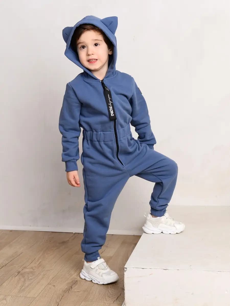 Комбинезон детский с начесом из футера