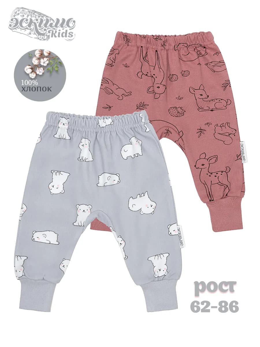 Комплект штанишек для новорожденных 2 шт