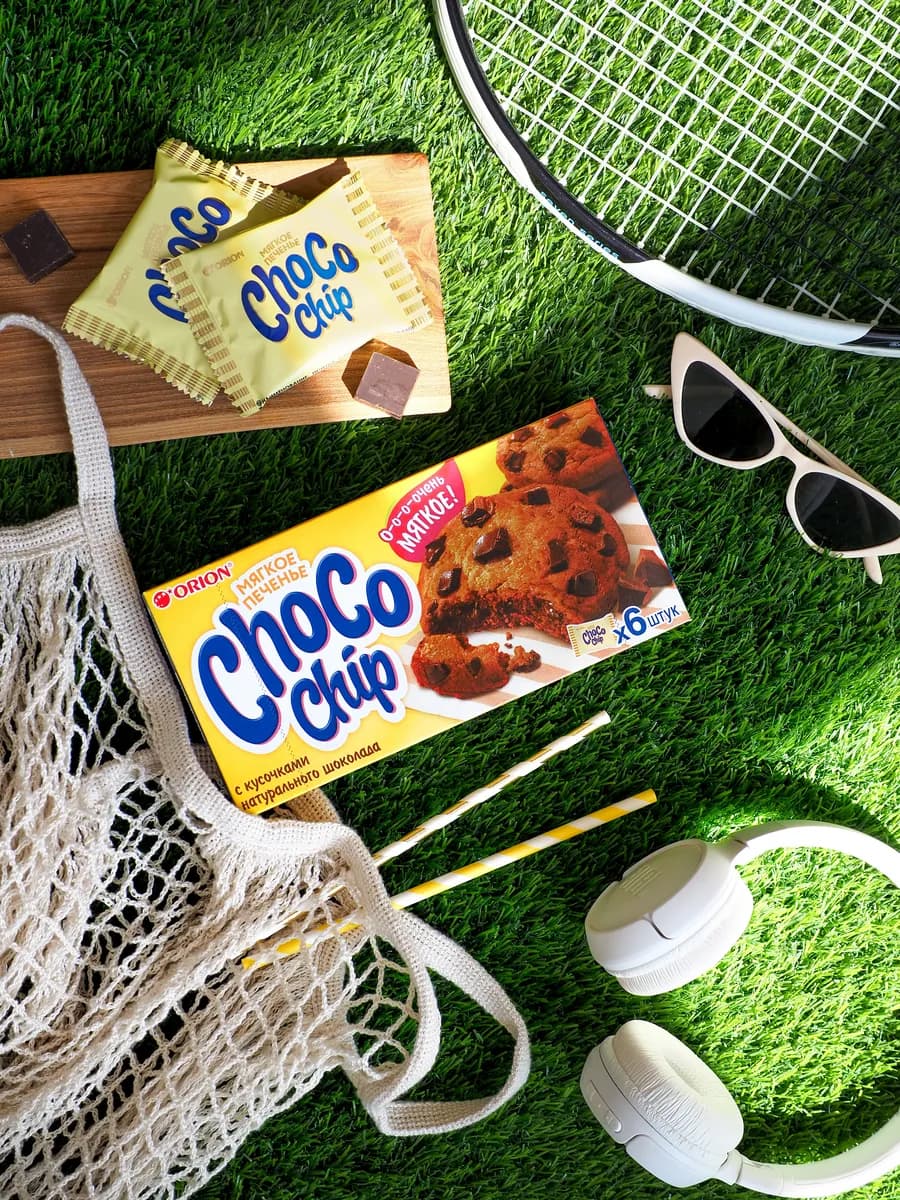 Печенье с кусочками темного шоколада " CHOCOCHIP" 120 гр