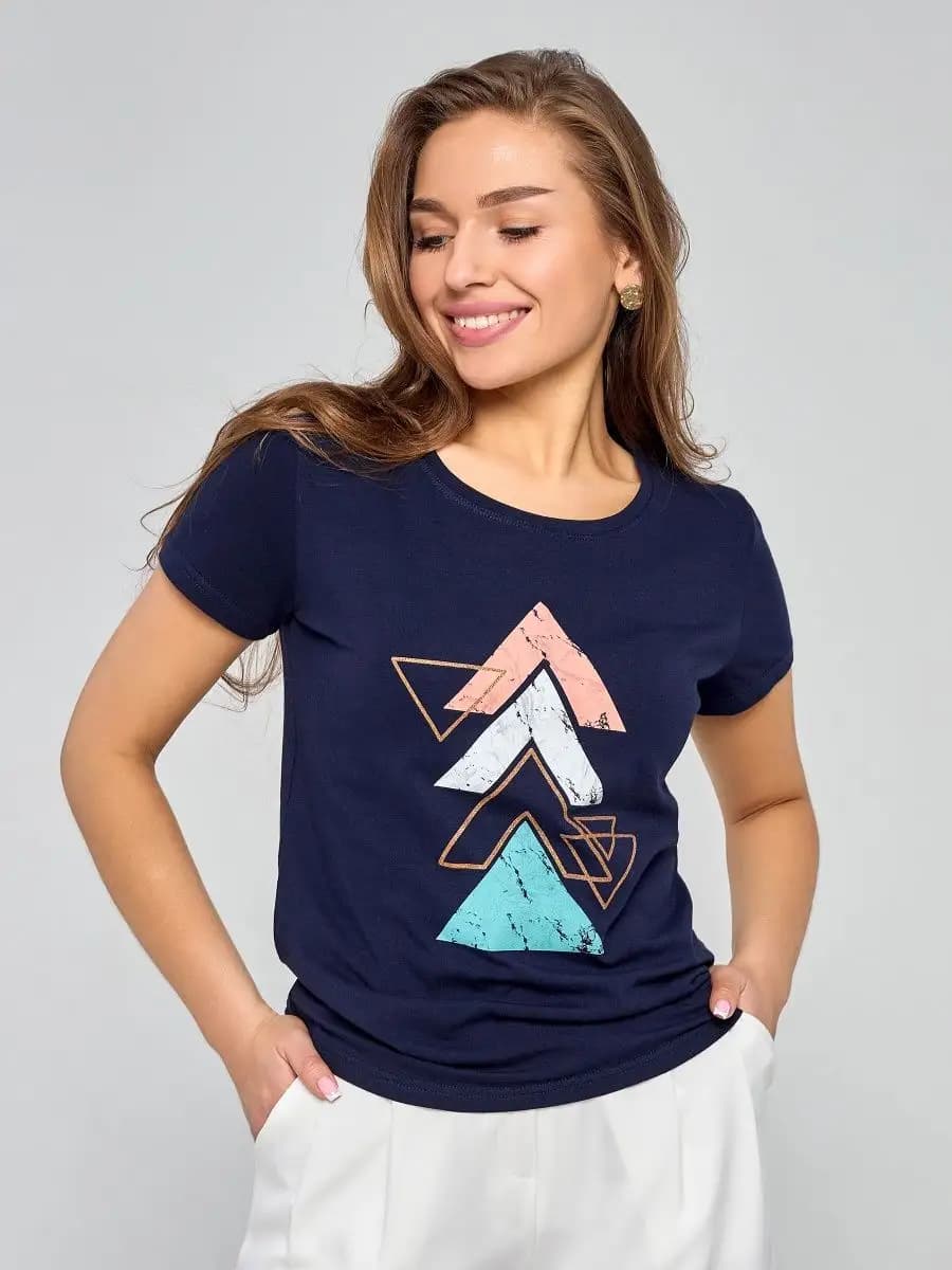 Футболка базовая с принтом