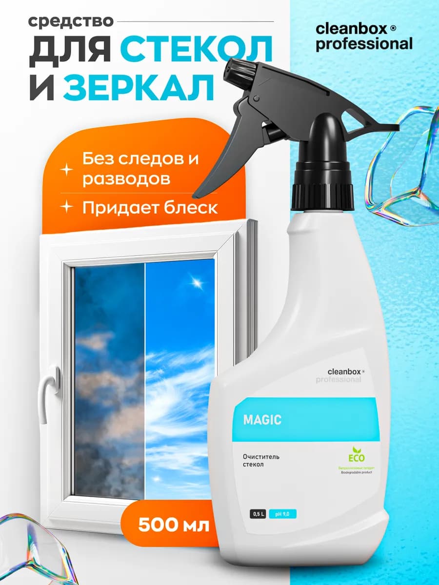 Средство для мытья стёкол, окон и зеркал