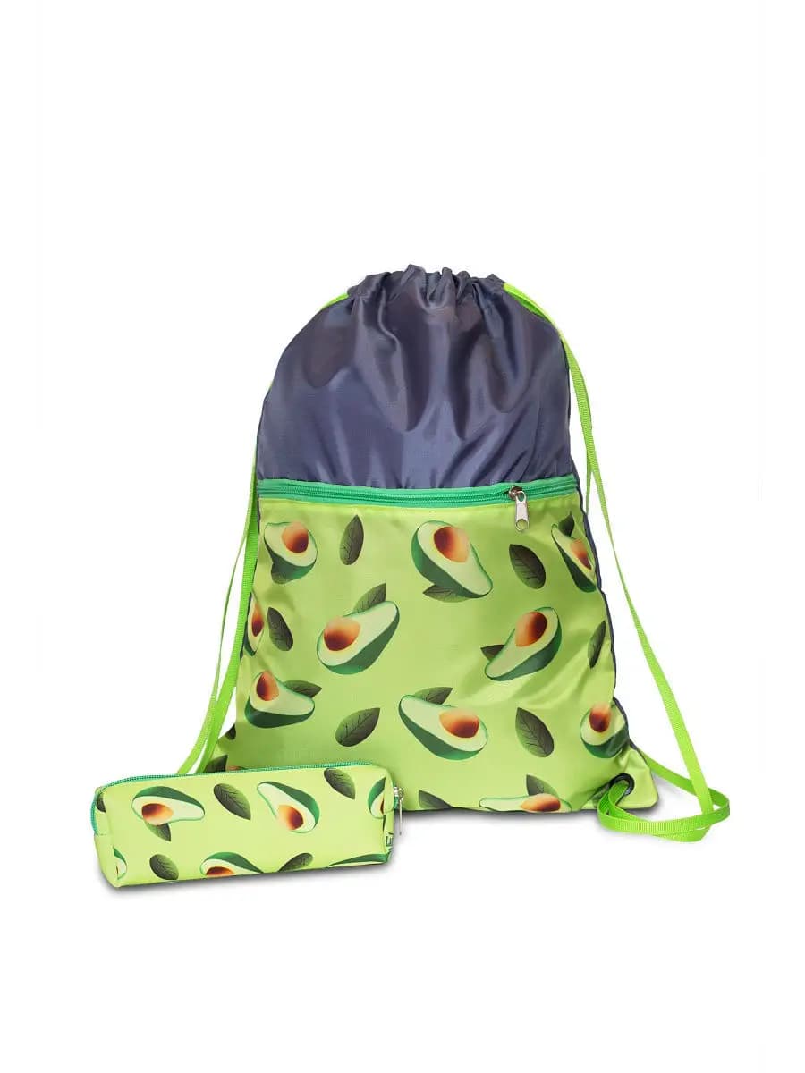Мешок для обуви и пенал "Авокадо"