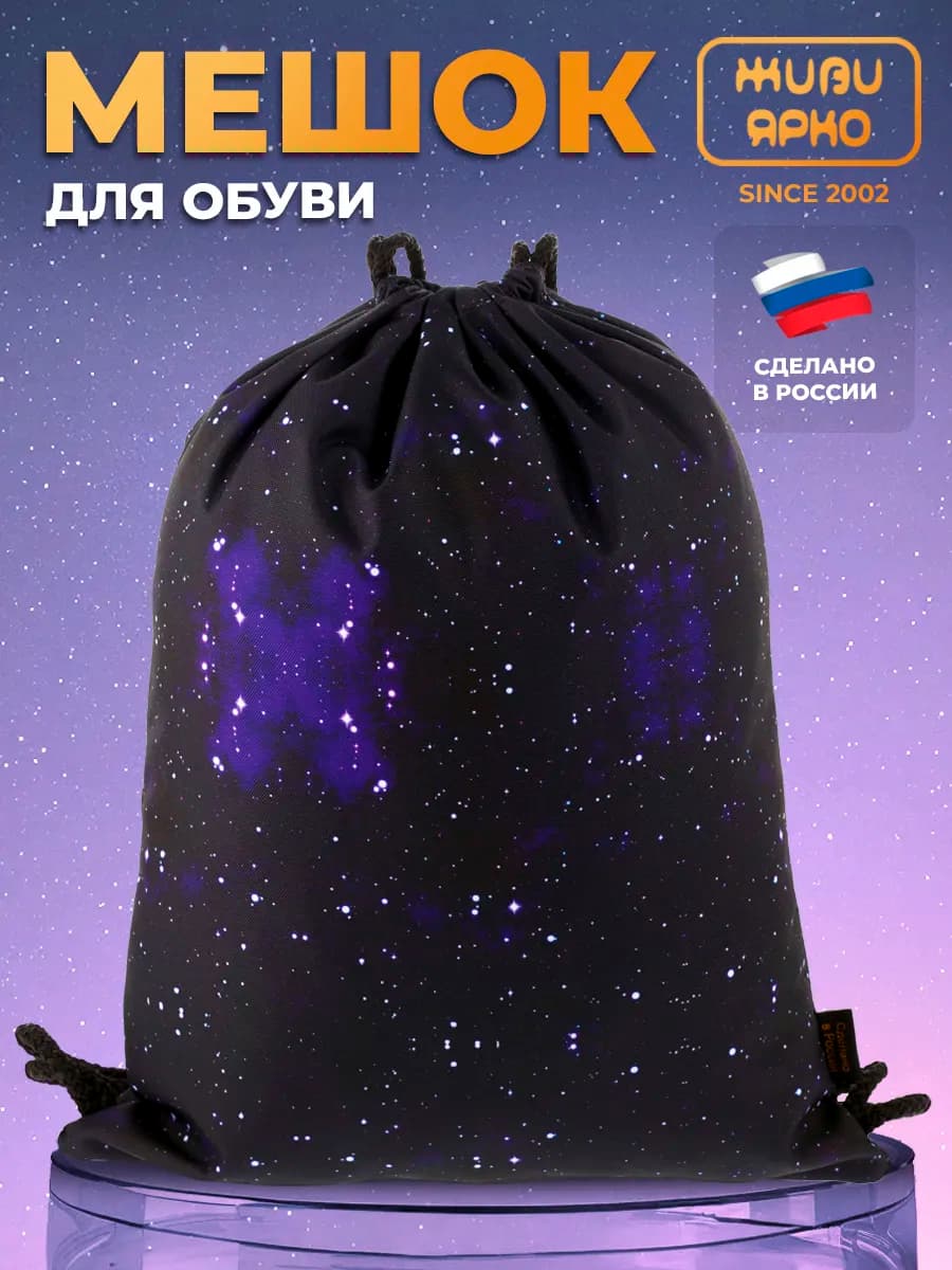 Мешок для обуви сменка школьная