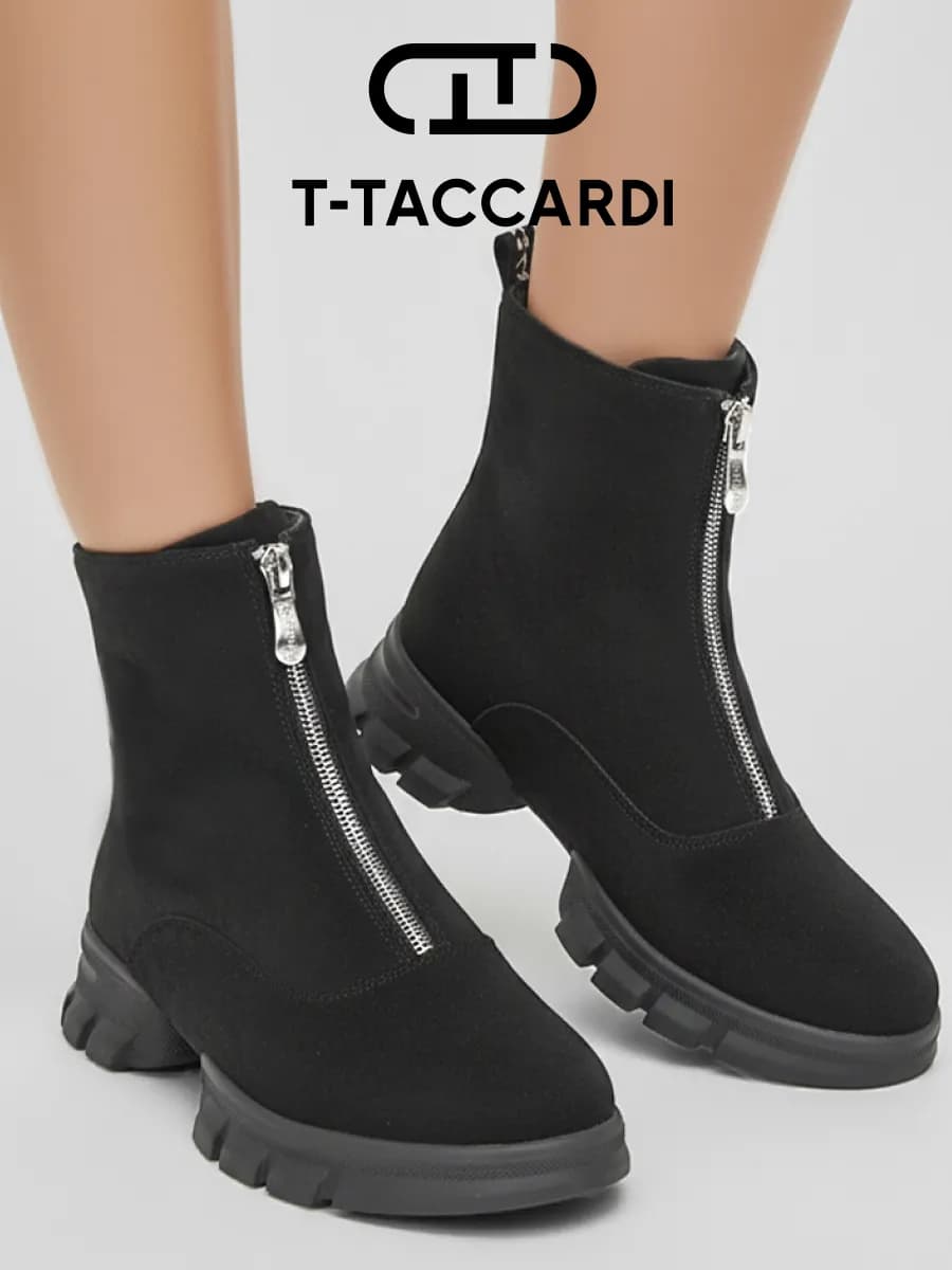 Ботинки женские демисезонные на платформе - фото 1