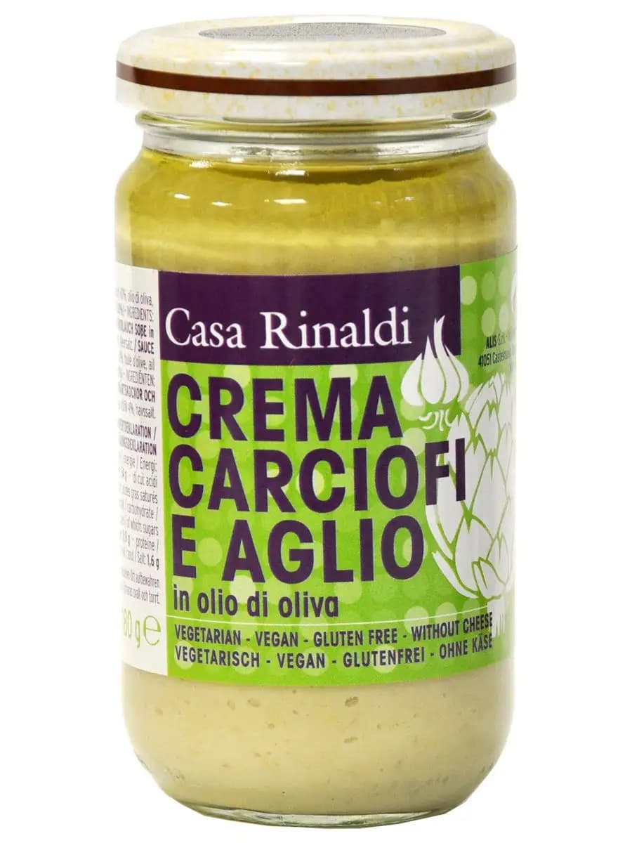 Крем-паста из артишоков и чеснока в оливковом масле 180г