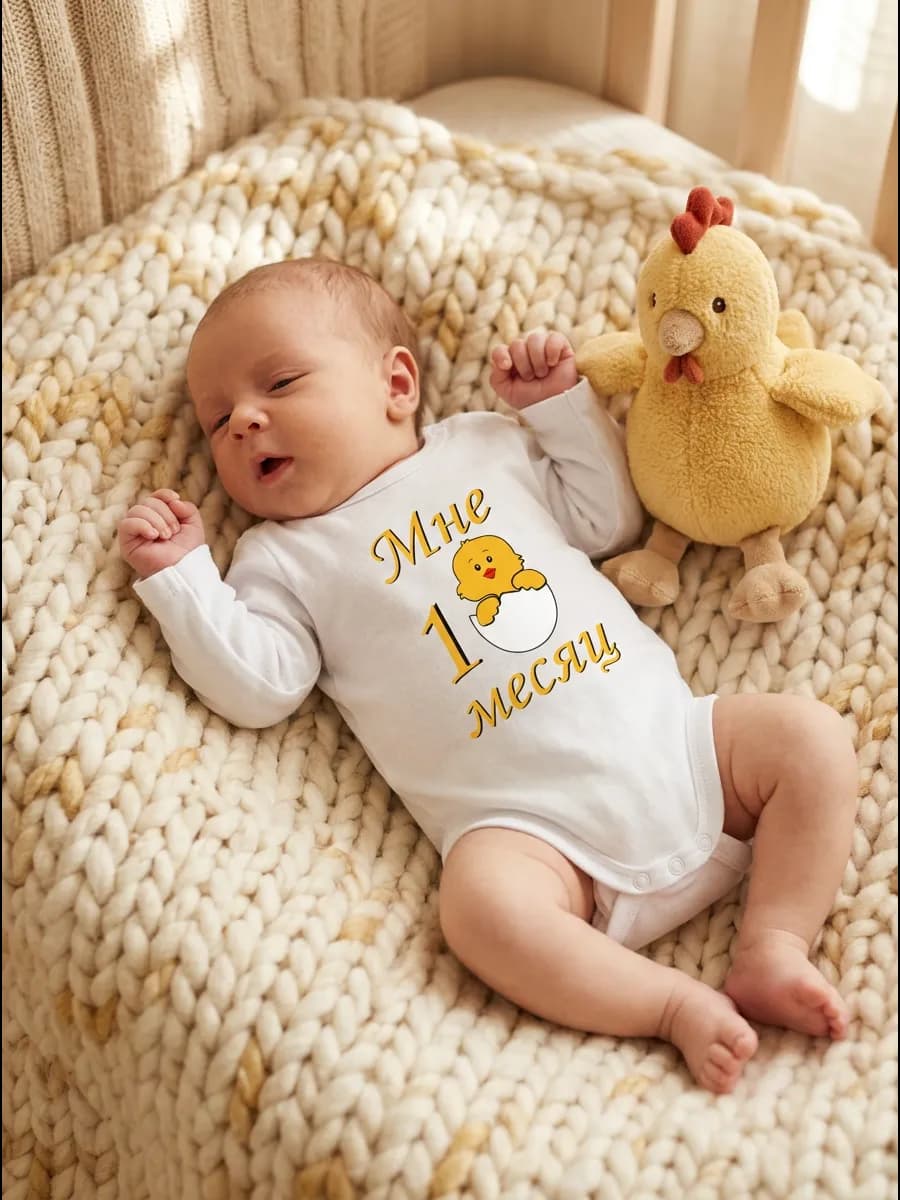 Боди "Мне 1 месяц"