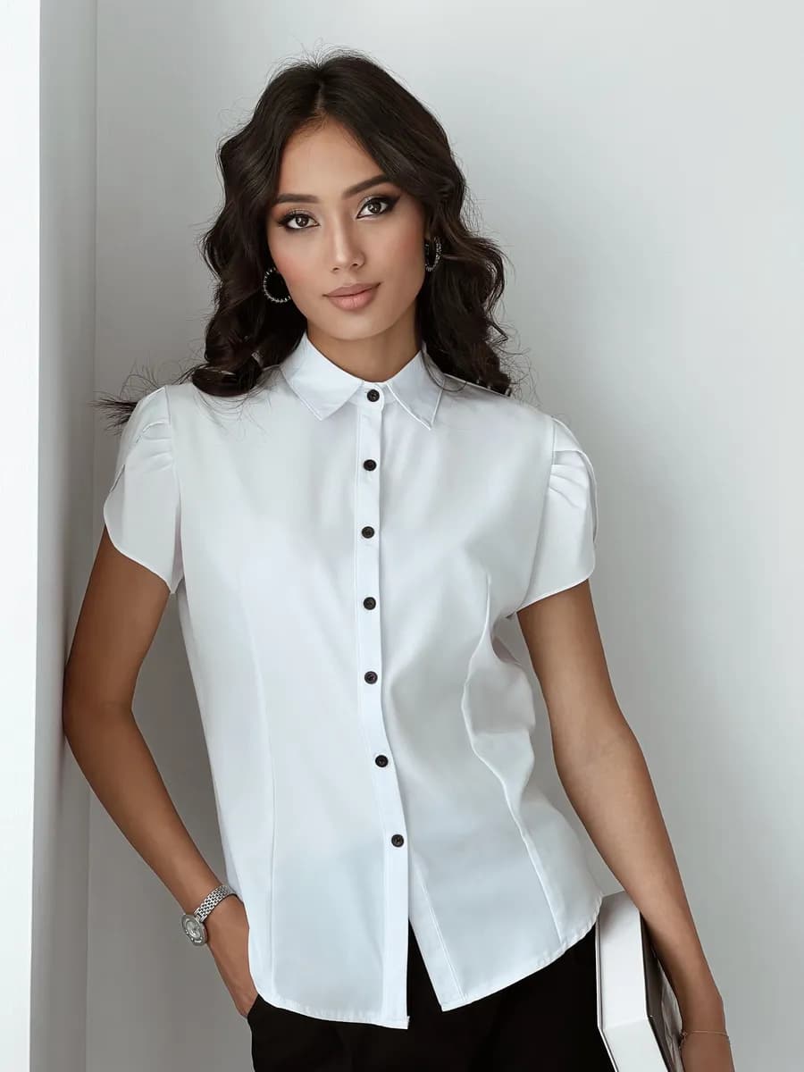 Рубашка базовая для офиса и школы