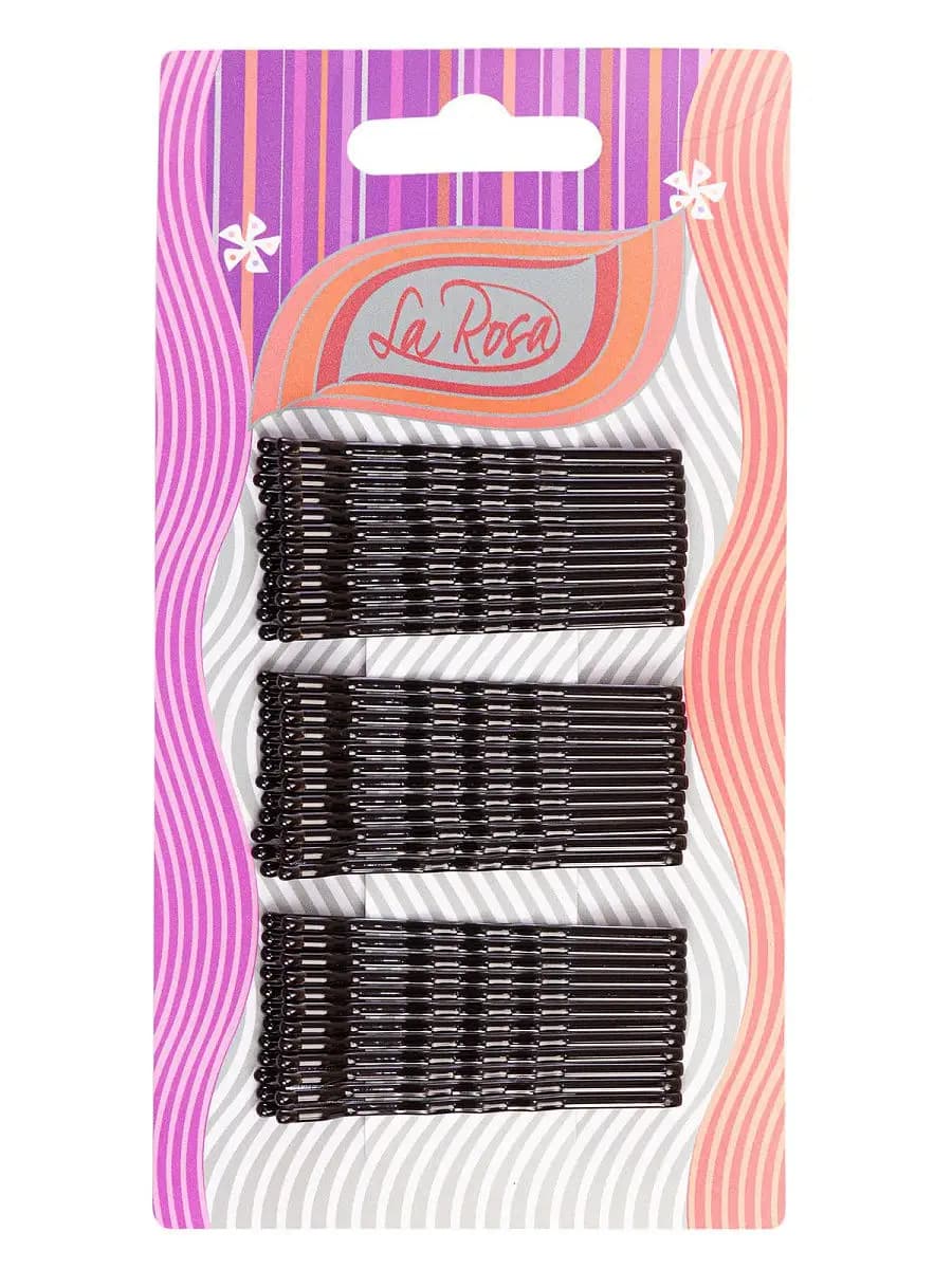 Невидимки для волос черные, 36 шт