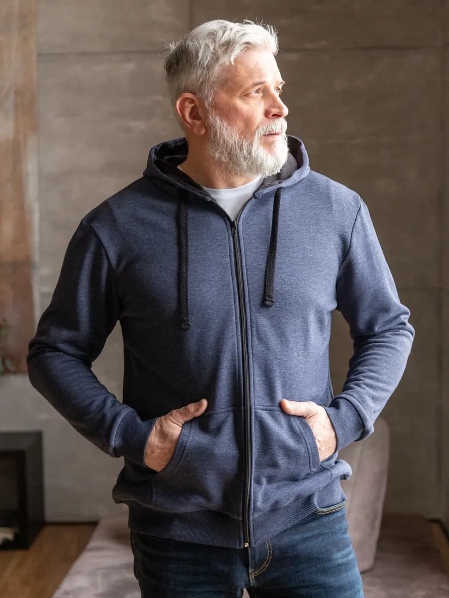 Толстовка на молнии оверсайз олимпийка зип