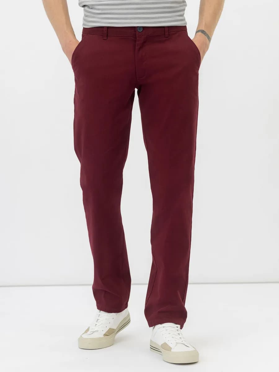 Брюки прямые чинос слаксы