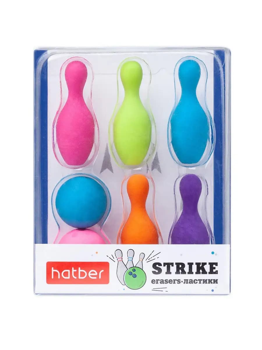 Ластик школьный набор 7 штук