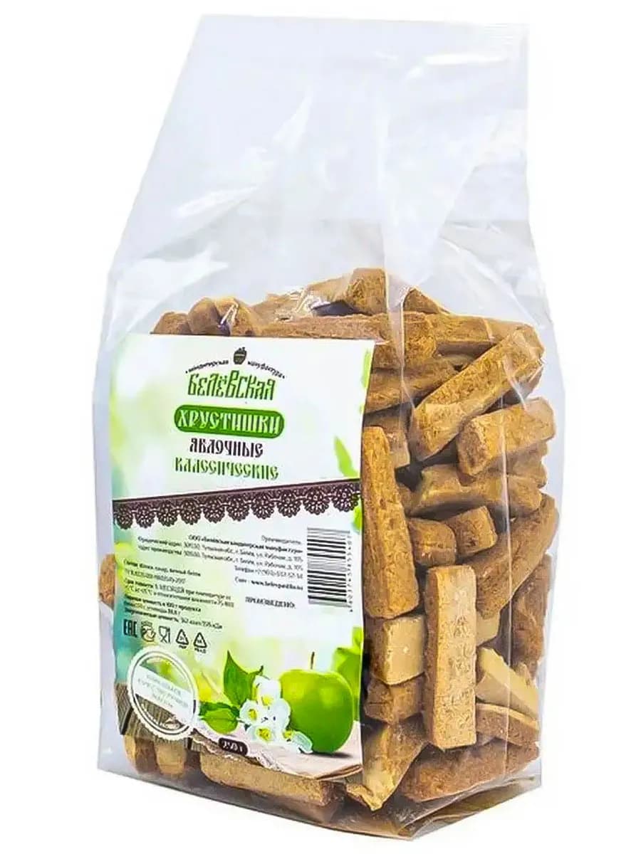 Сухарики из пастилы яблочные 250 г