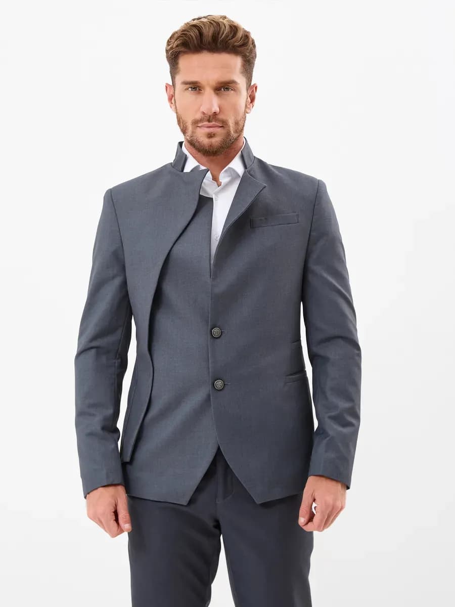 Пиджак под джинсы повседневный кэжуал