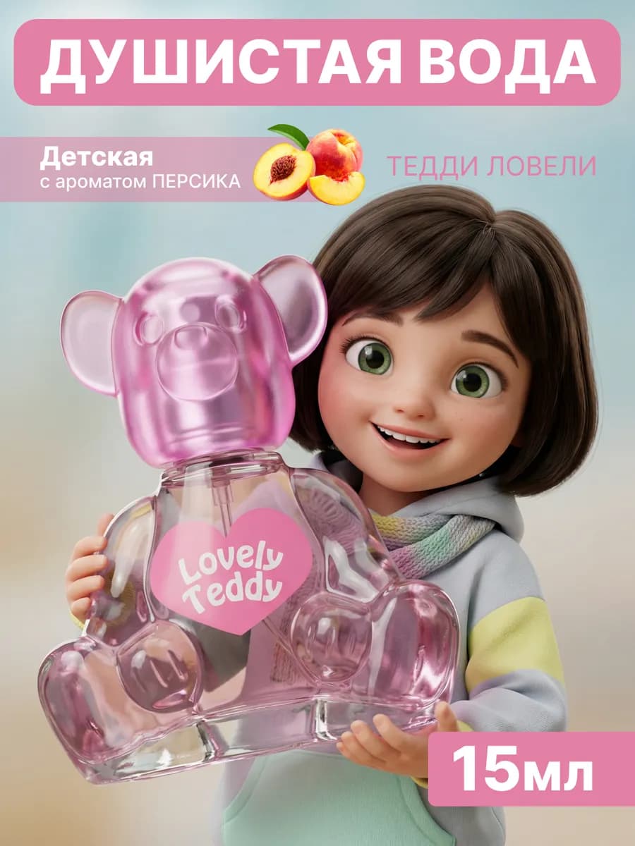 Духи детские для девочки "Lovely" 15 мл подарок