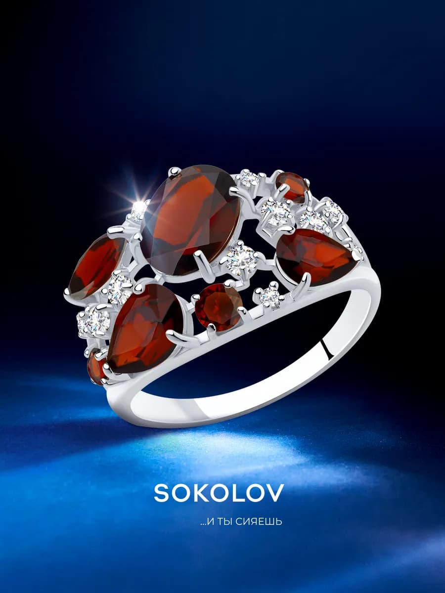 Кольцо серебро 925 пробы ювелирное классическое