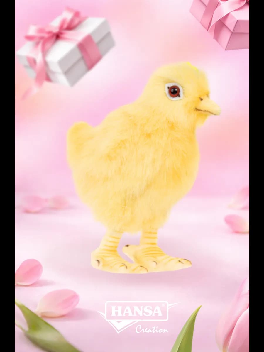 Мягкая игрушка Цыпленок, 12 см