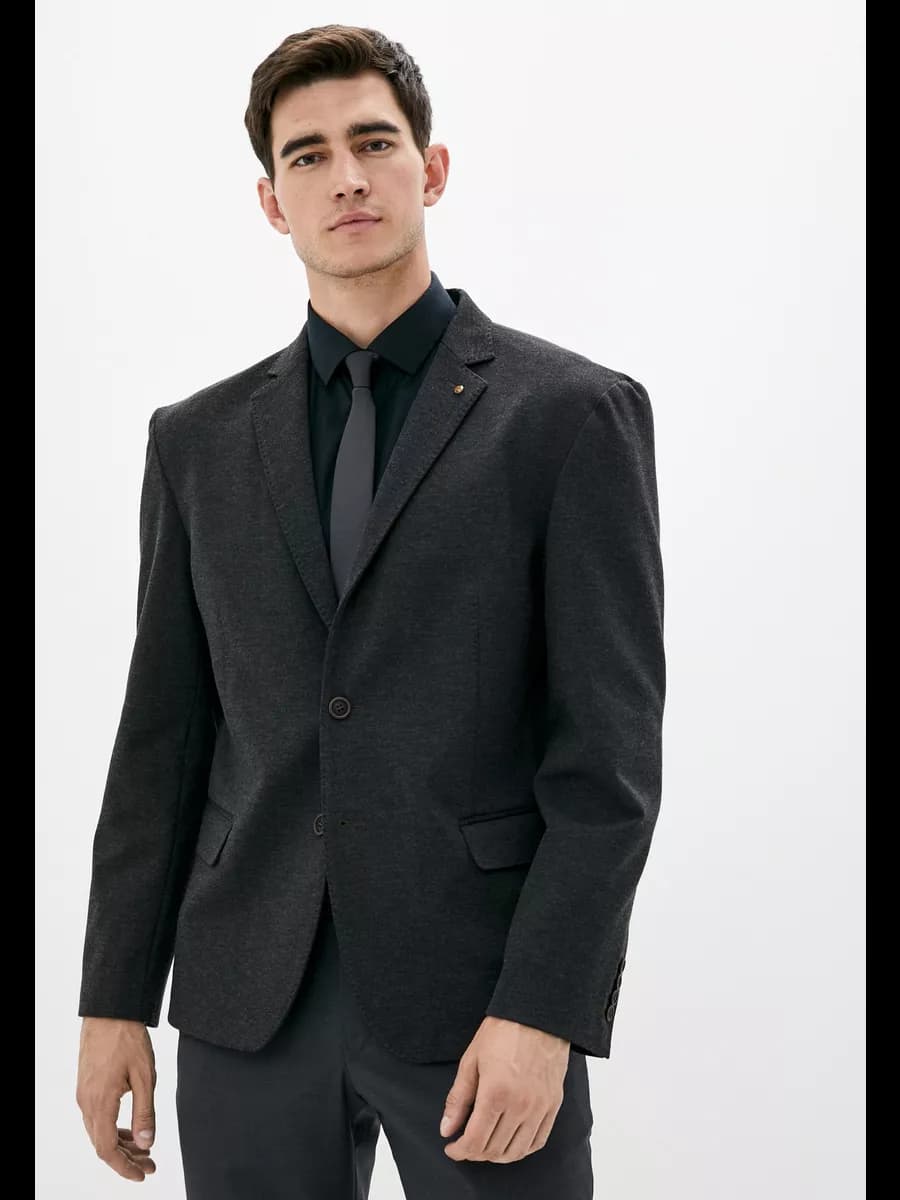 Пиджак классический из премиальной итальянской ткани твид